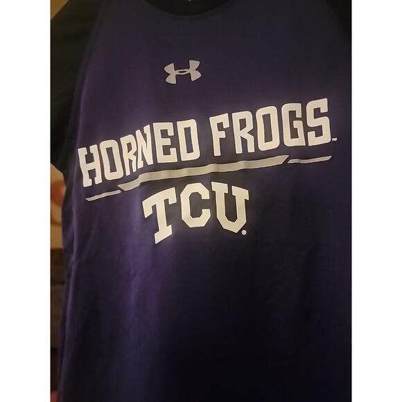 Women’s Under Armour TCU Horned Frogs College X-Small NWT A97 Excellent Shirt - Picture 2 of 7